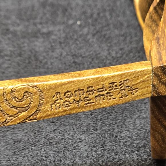 Limited Edition Lifestyle Apparel Polarized Wood Sunglasses Wooden Frame Glasses - Picture 3 of 11